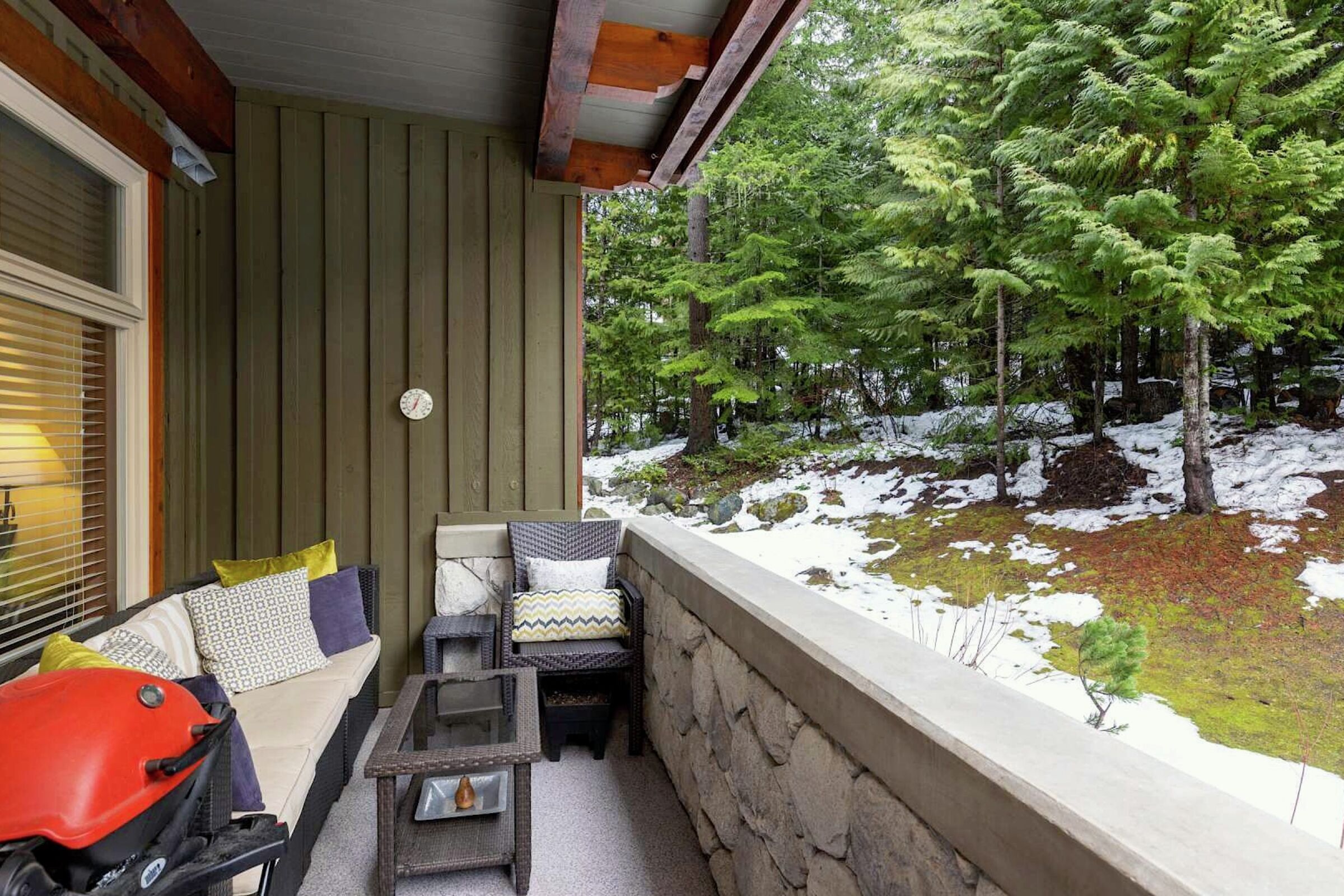 Balcony with BBQ