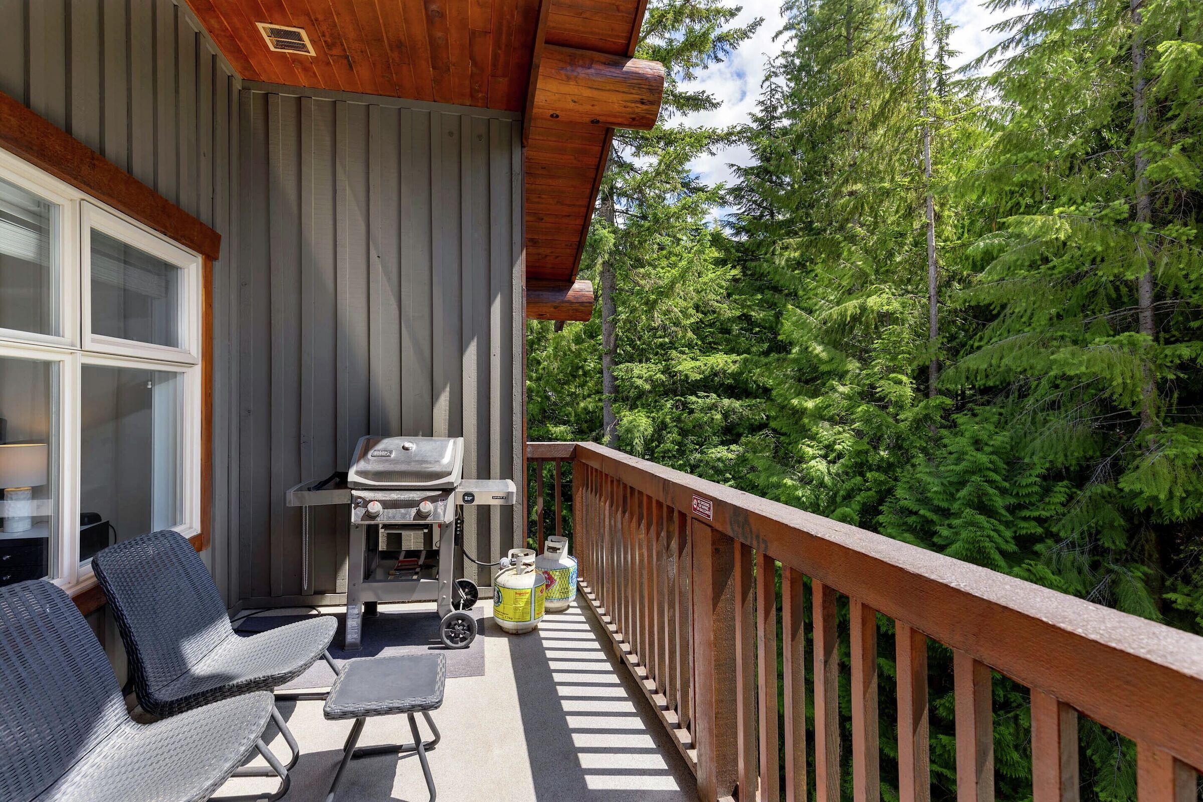 Balcony with BBQ
