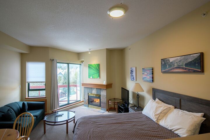 Studio Living Area & Sleeping Area