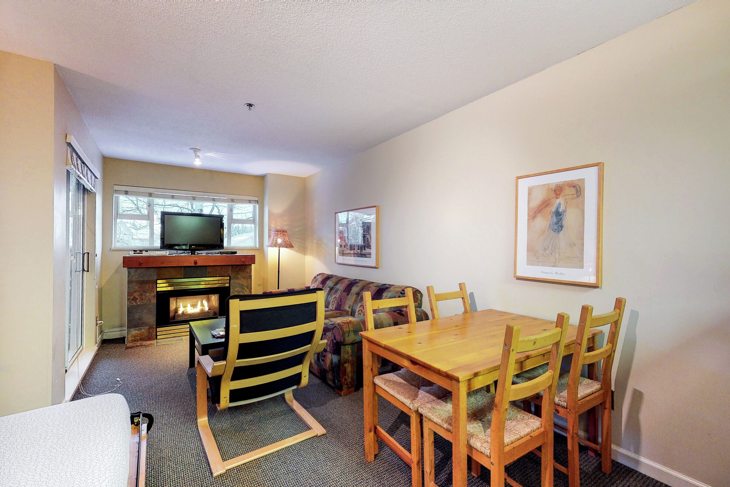 Studio Living Area & Dining Area