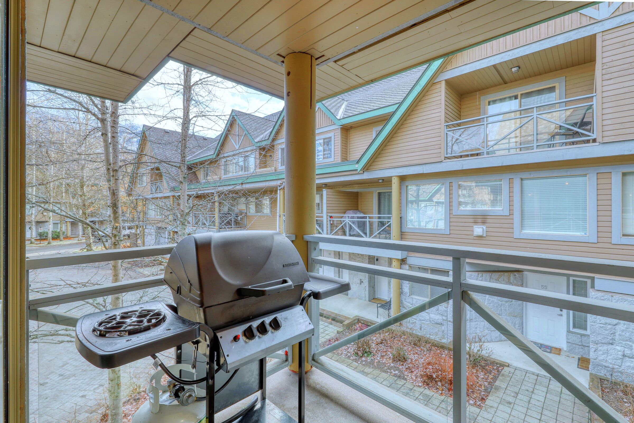 Balcony with BBQ
