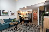 Living Area & Kitchen