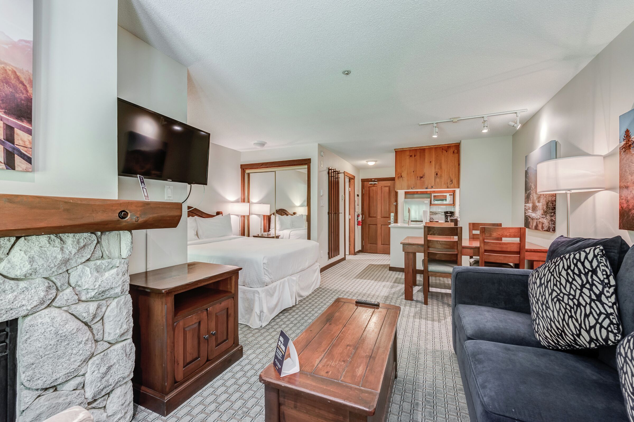 Studio Living & Dining Area