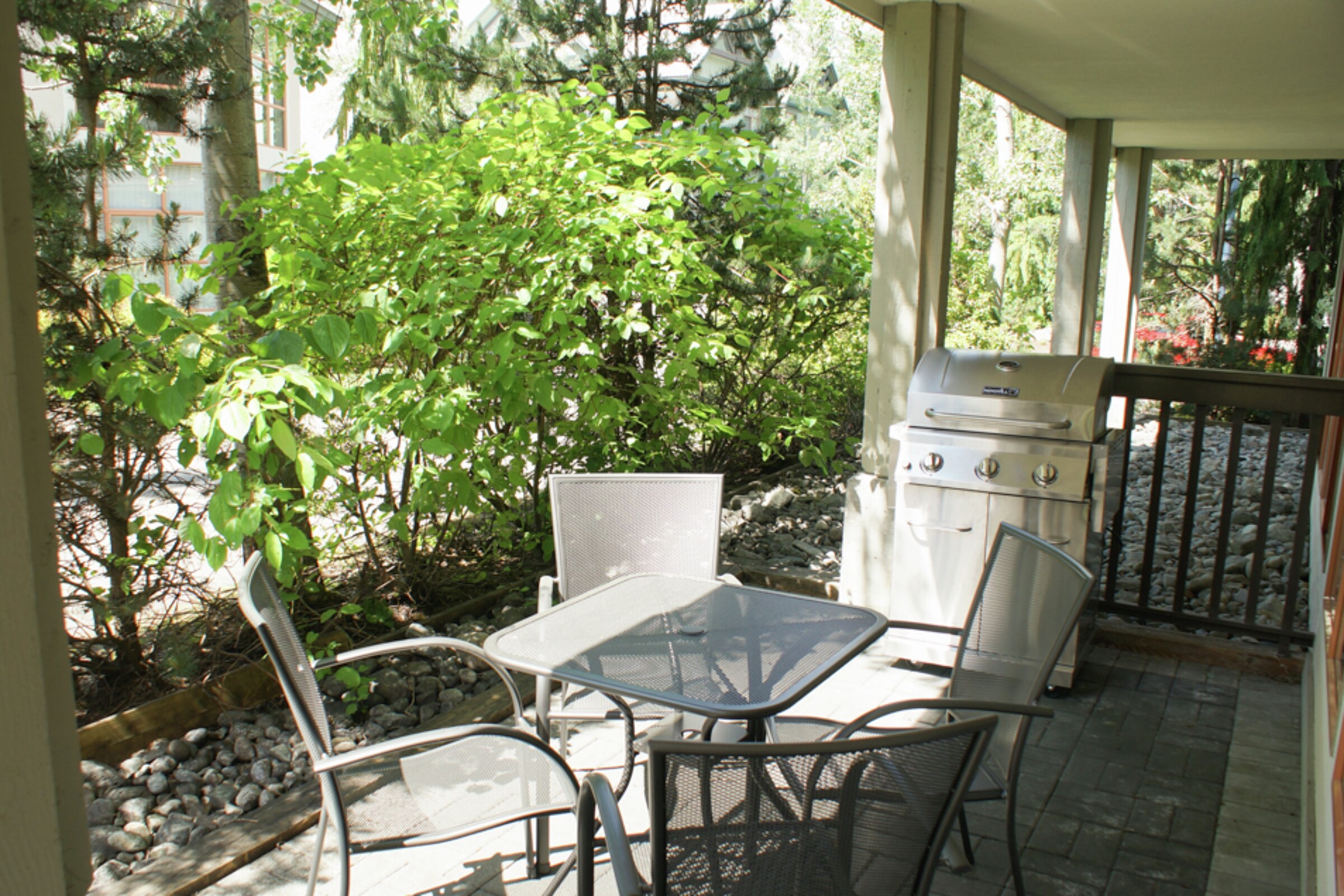 Patio with BBQ