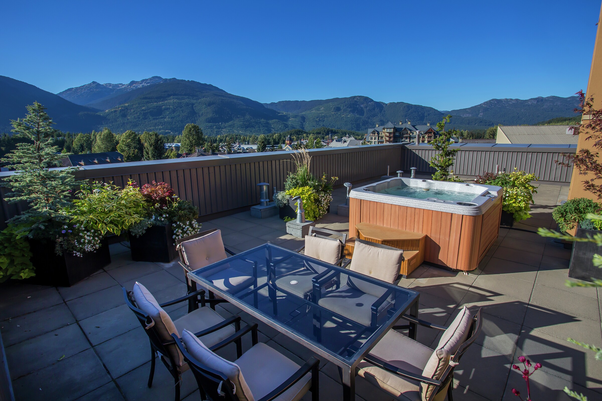 Deck with Hot Tub