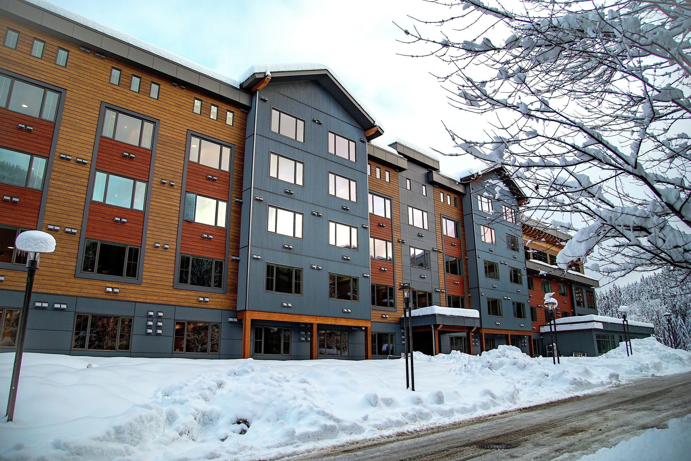 The Crescent Exterior - Winter