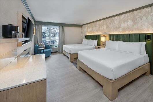 Hotel Room Sleeping Area