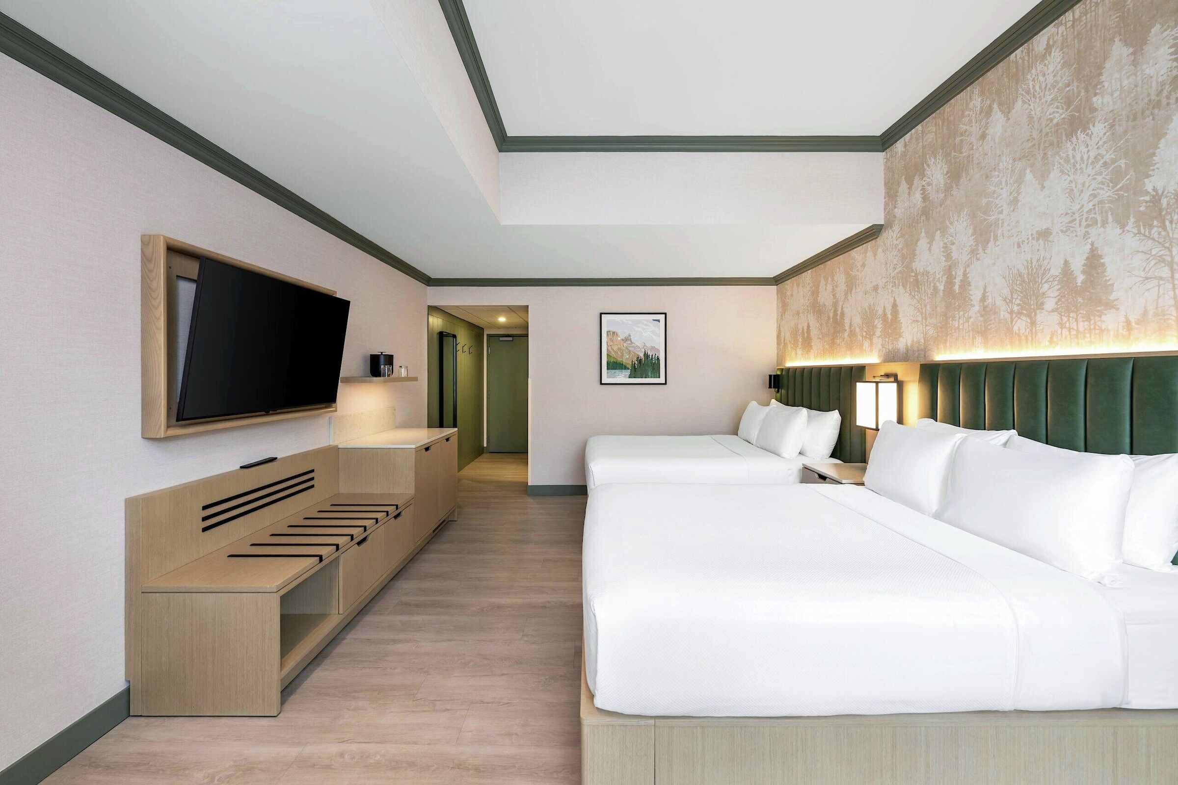 Hotel Room Sleeping Area