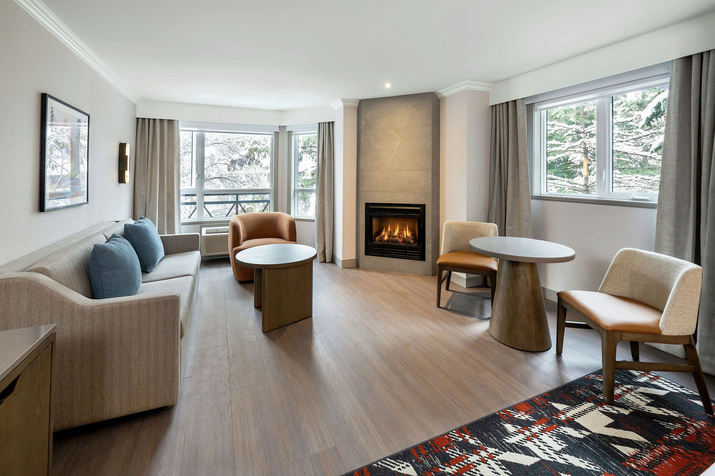 Hotel Room Living Area