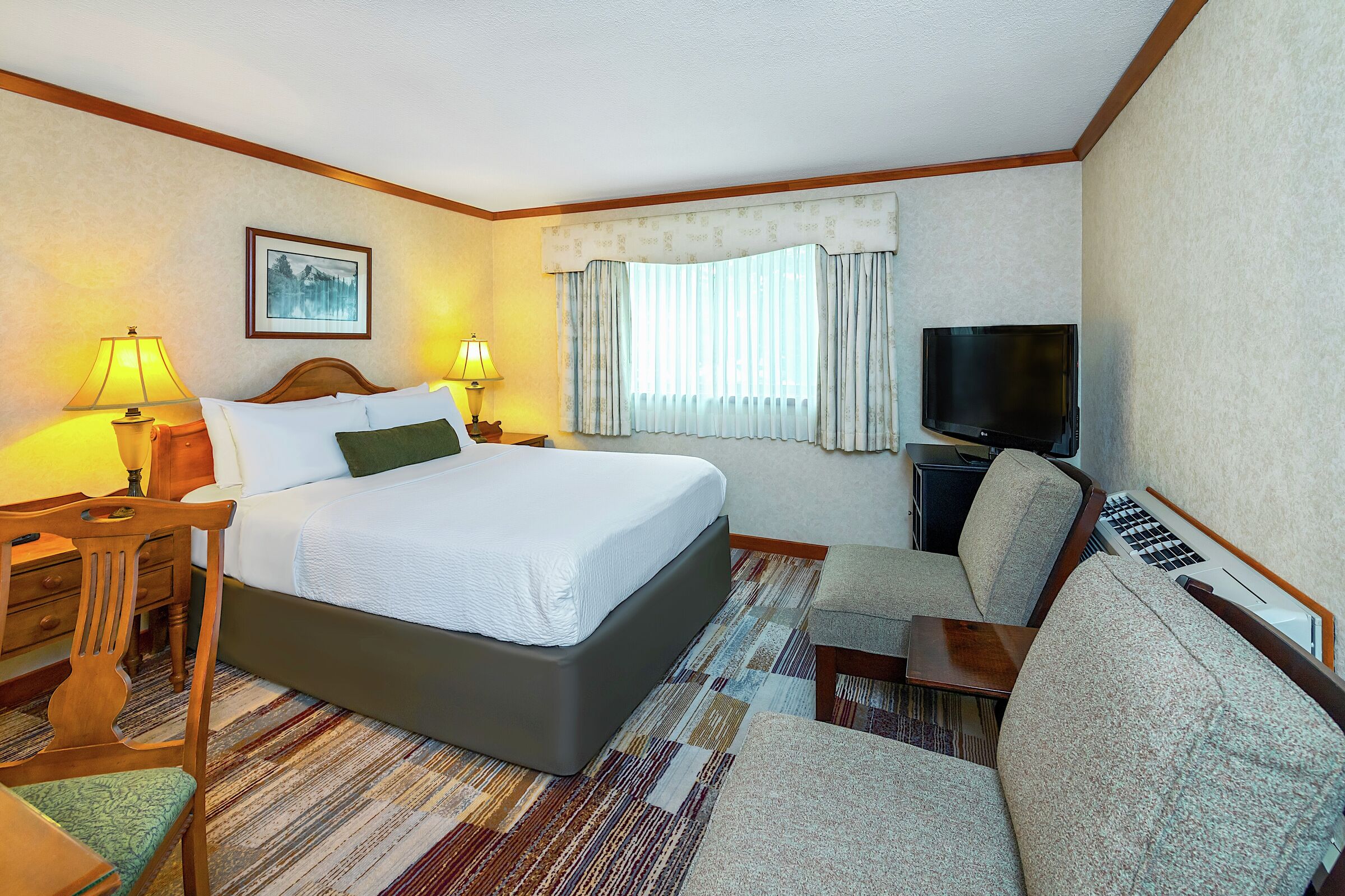 1 King - Hotel Room Sleeping Area
