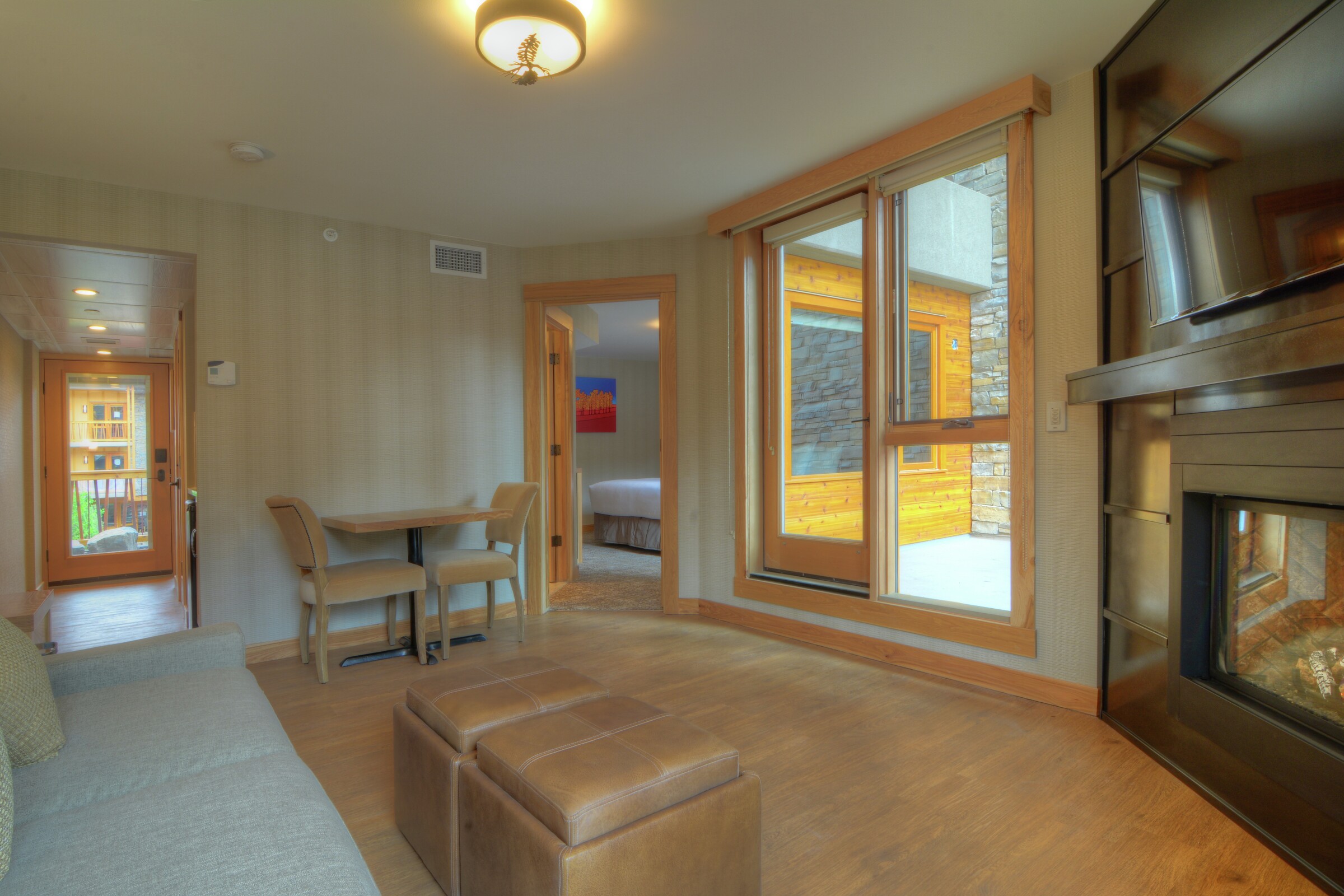 One Bedroom Superior Two Queen Suite Living Area