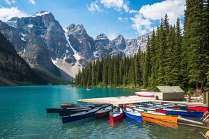 Moraine Lake in Banff National Park