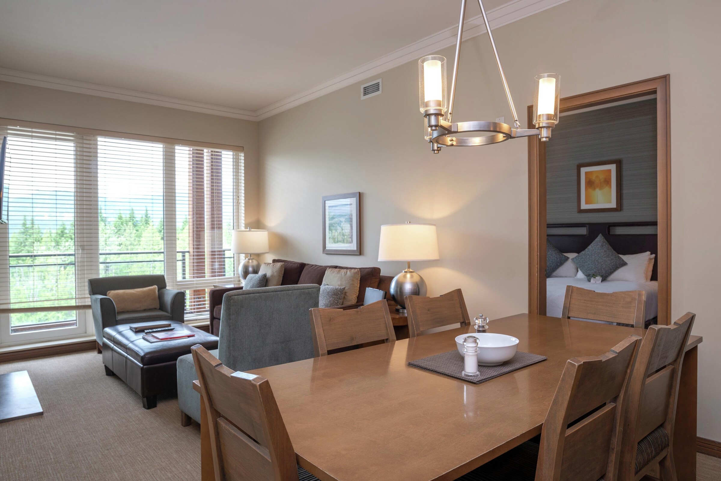 Classic - 2 Bdrm Suite Dining Area & Living Area