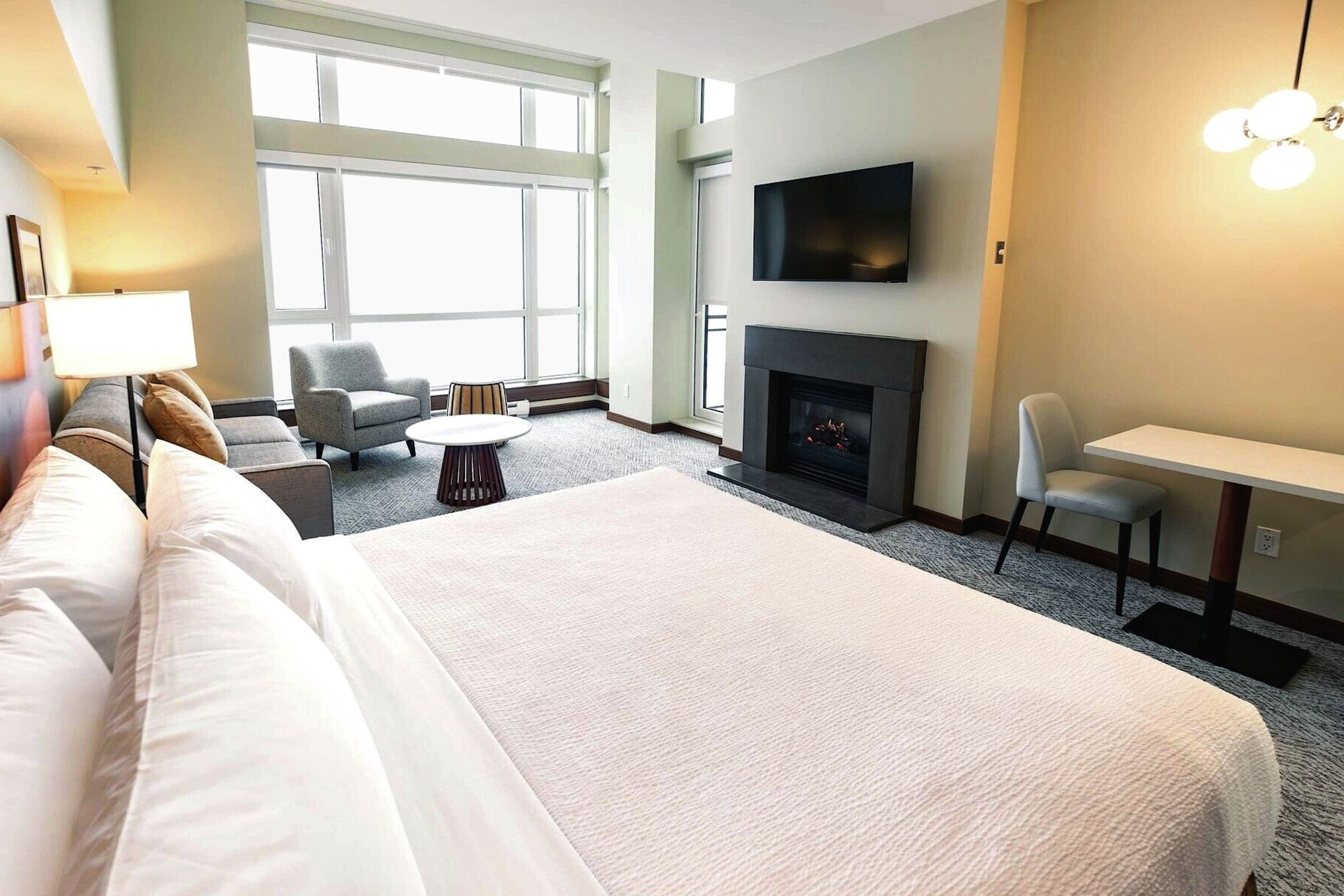 Studio Living Area & Sleeping Area