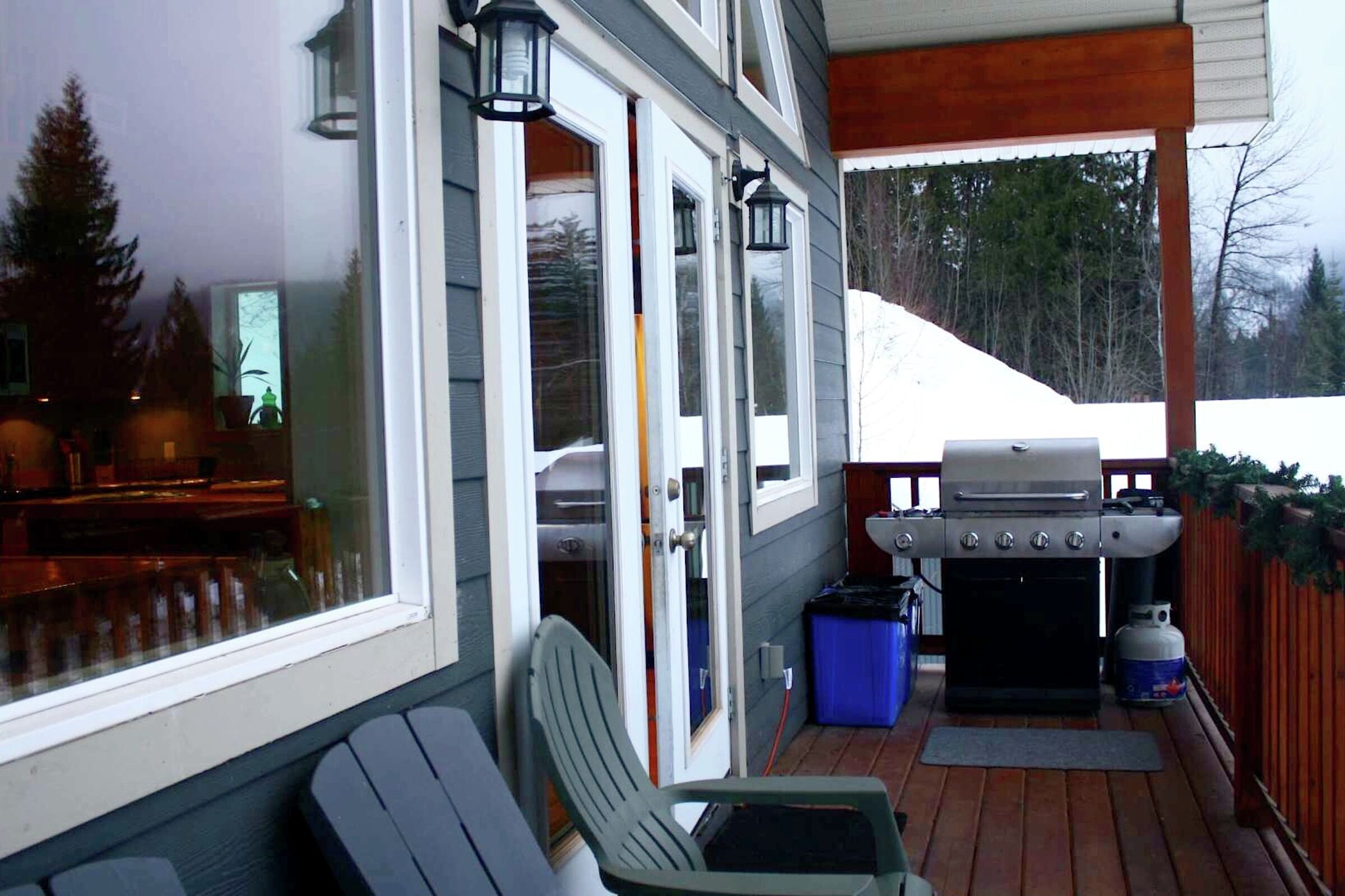 Balcony with BBQ