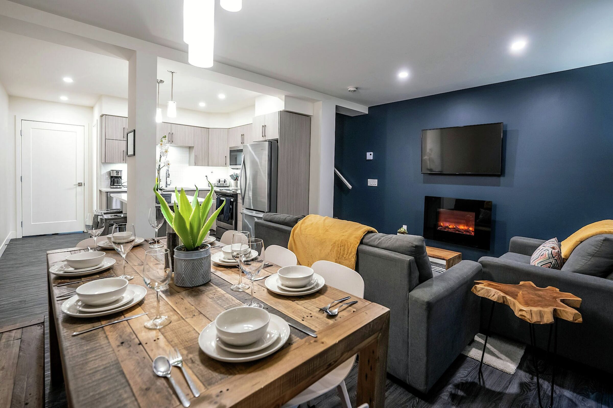 Dining Area & Living Area