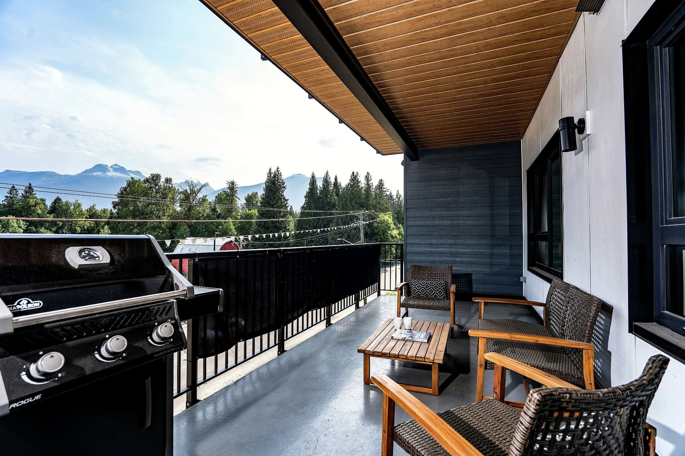 Balcony with BBQ