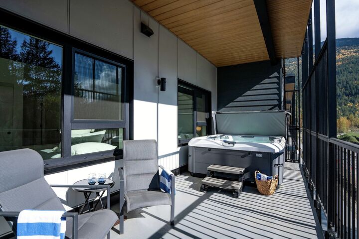#3409 - A Mountainview Escape - Balcony with Hot Tub