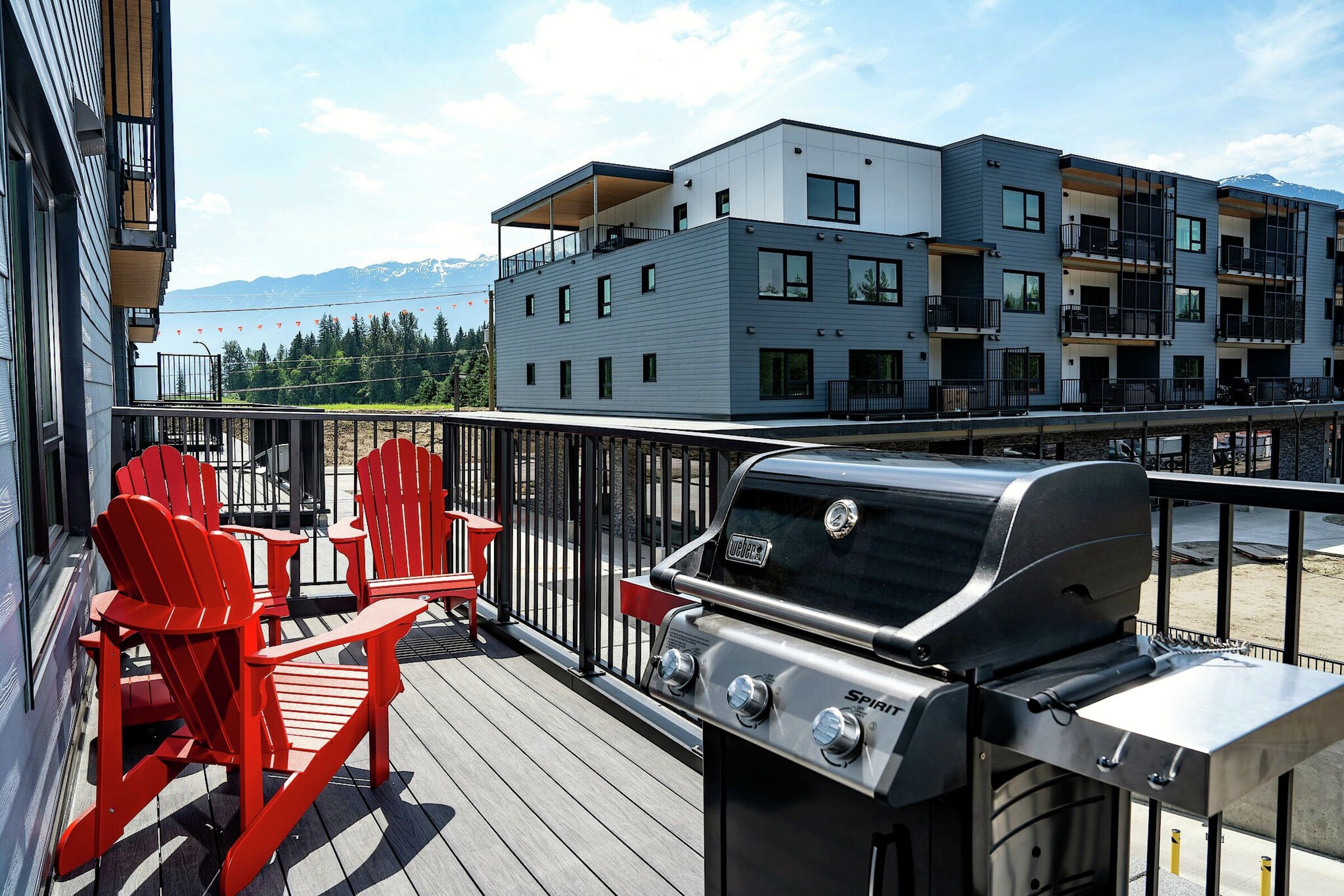 Balcony with BBQ