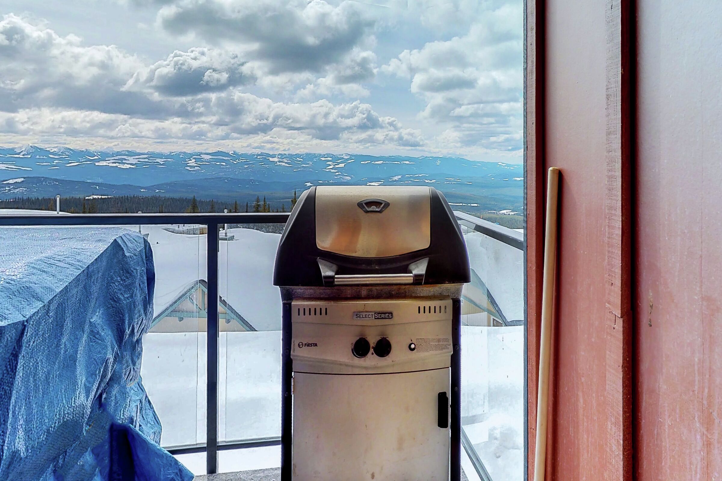 Balcony with BBQ
