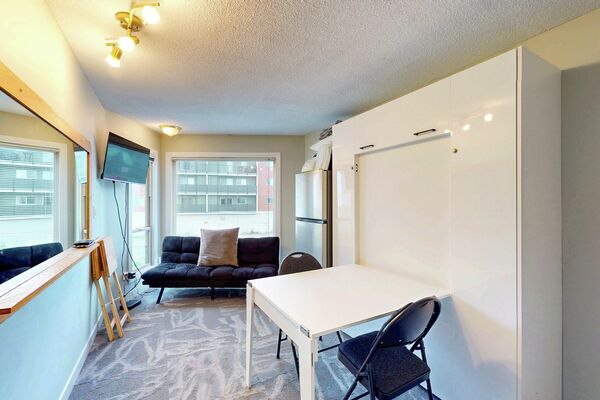 Studio Living Area & Dining Area