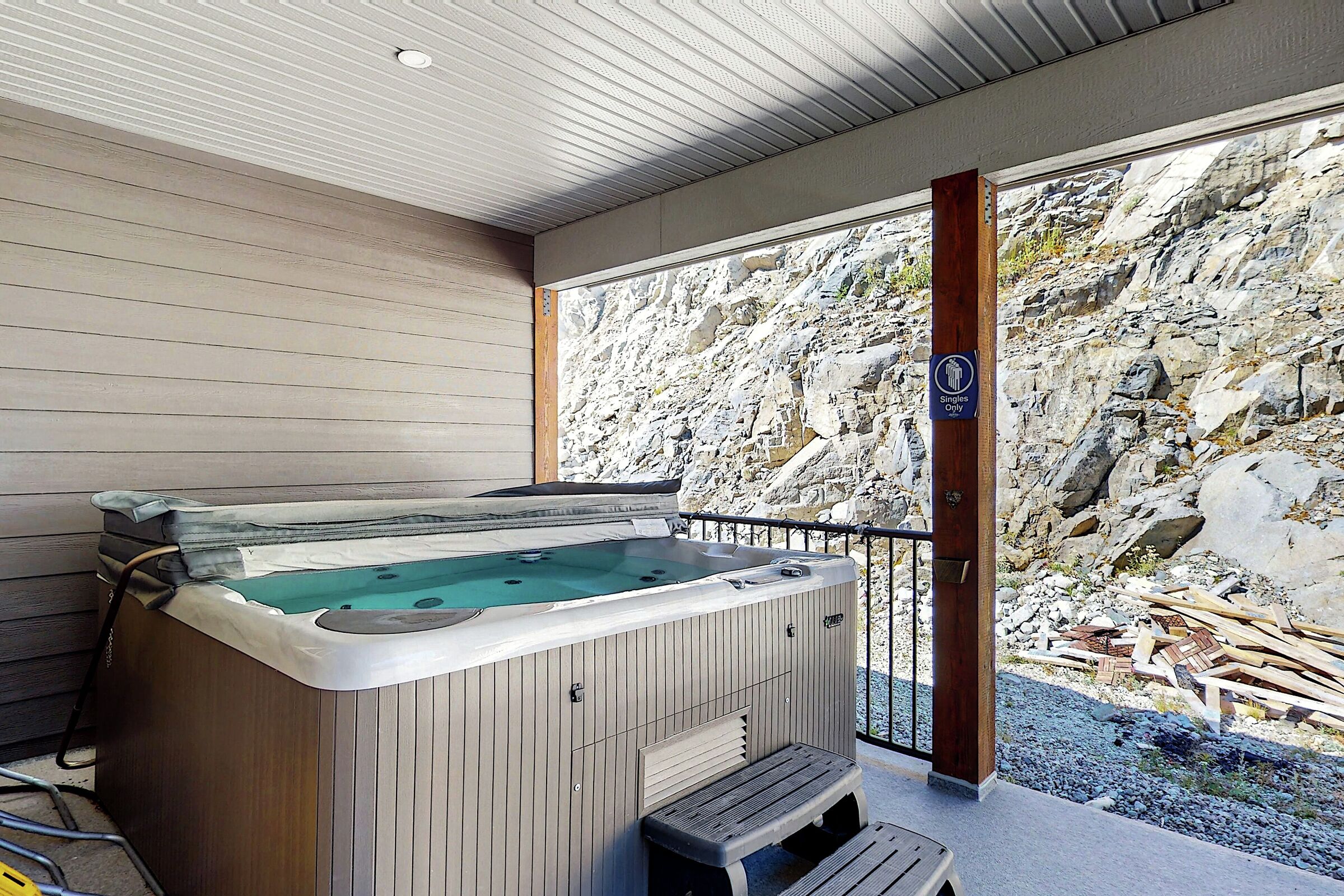 Patio with Hot Tub