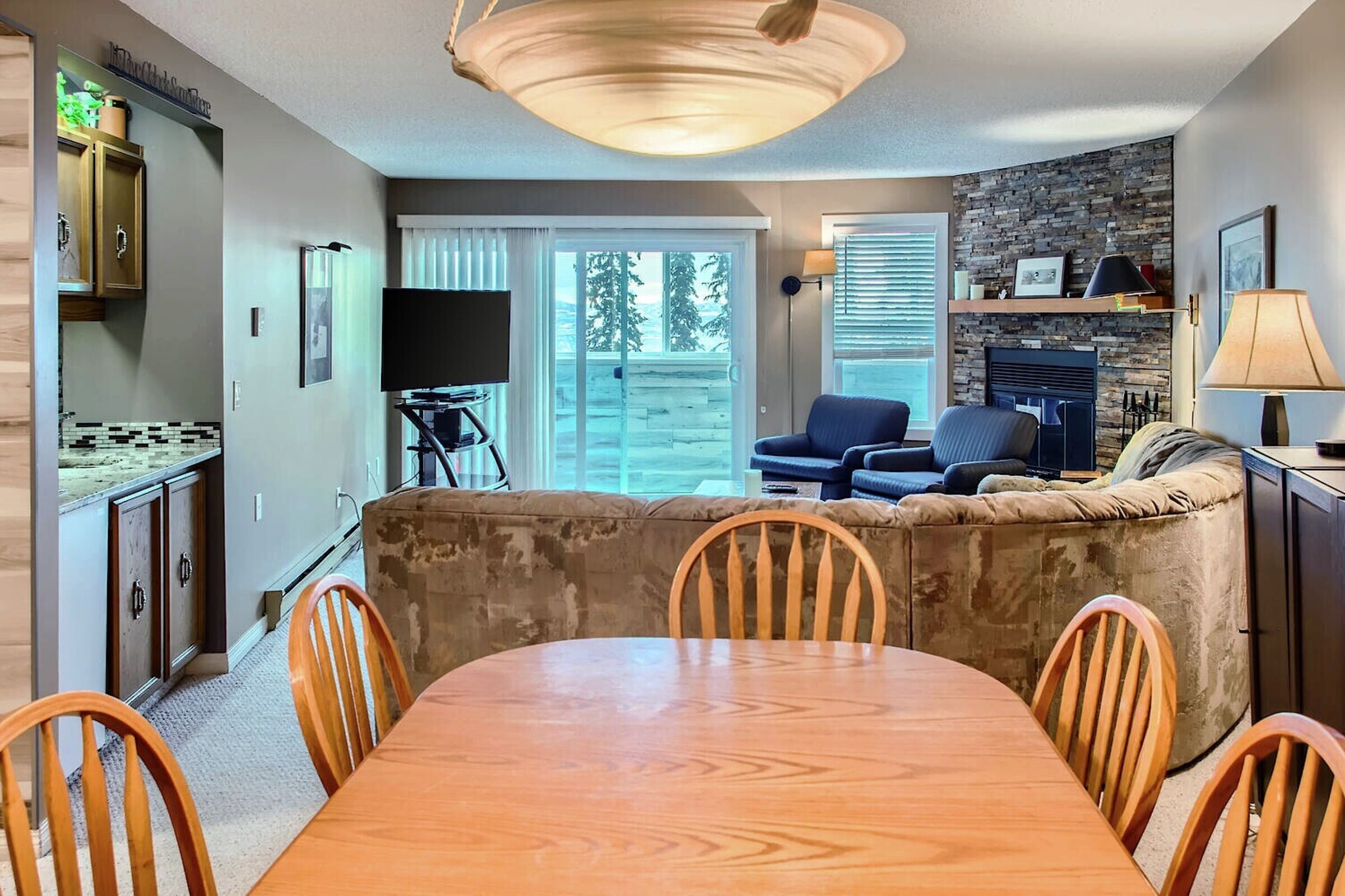 Dining Area & Living Area