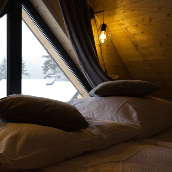 home interior winter outside 