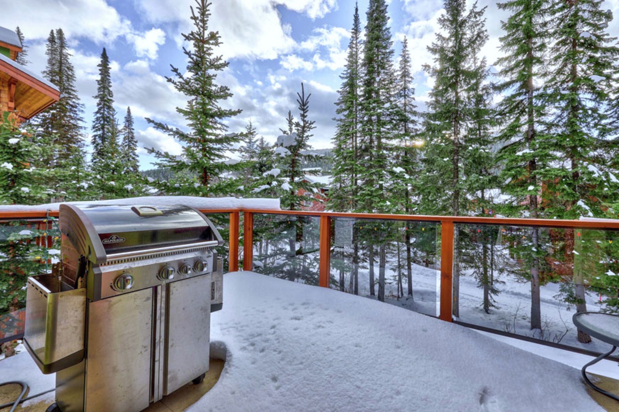 Balcony with BBQ