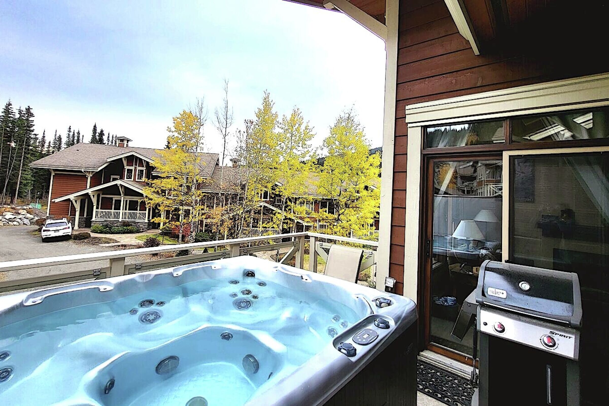 Balcony with BBQ and Hot Tub