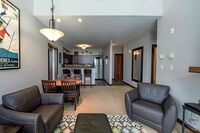 Living Area, Dining Area & Kitchen