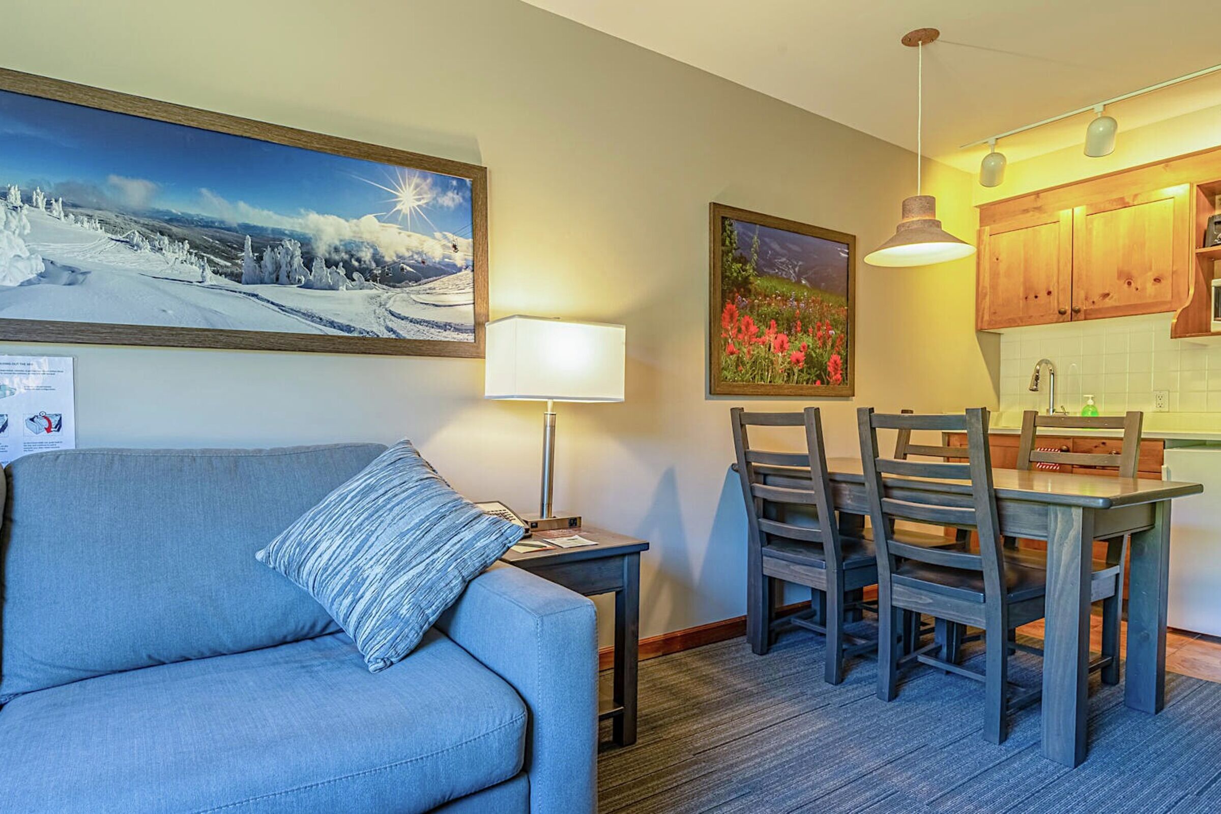 #303 - Studio Dining Area & Kitchen