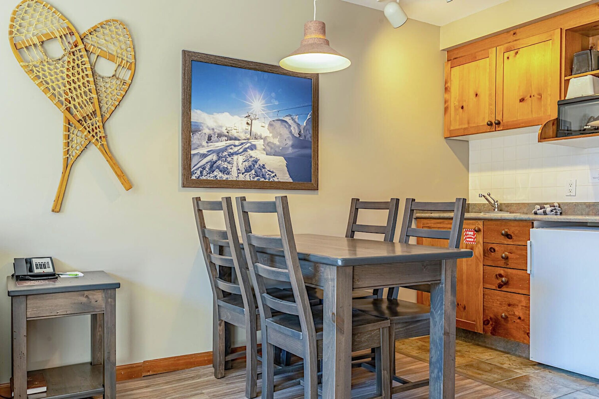 #216 - Studio Dining Area & Kitchen