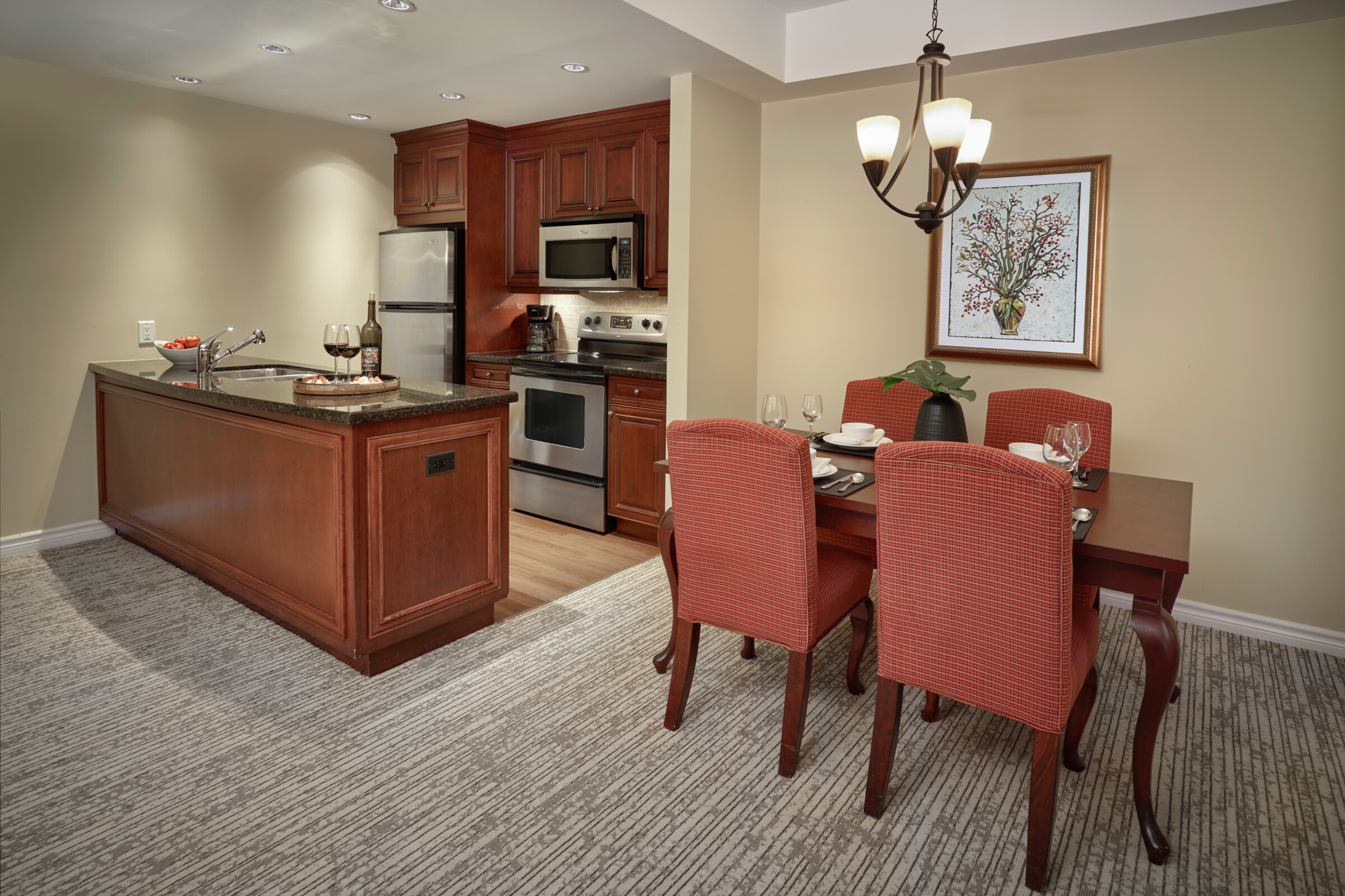 Two Bedroom Residence Dining Room & Kitchen