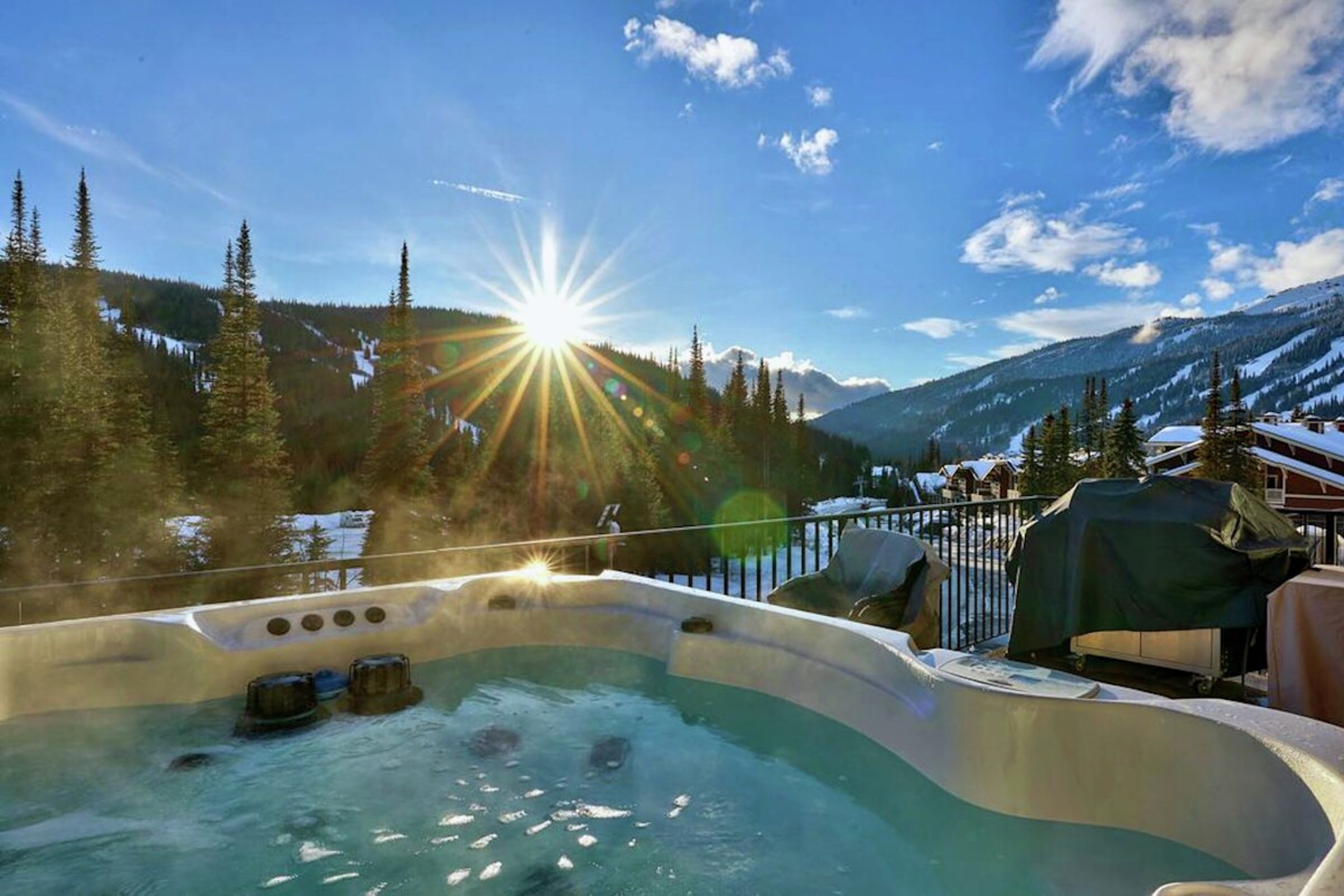 Balcony with Hot Tub
