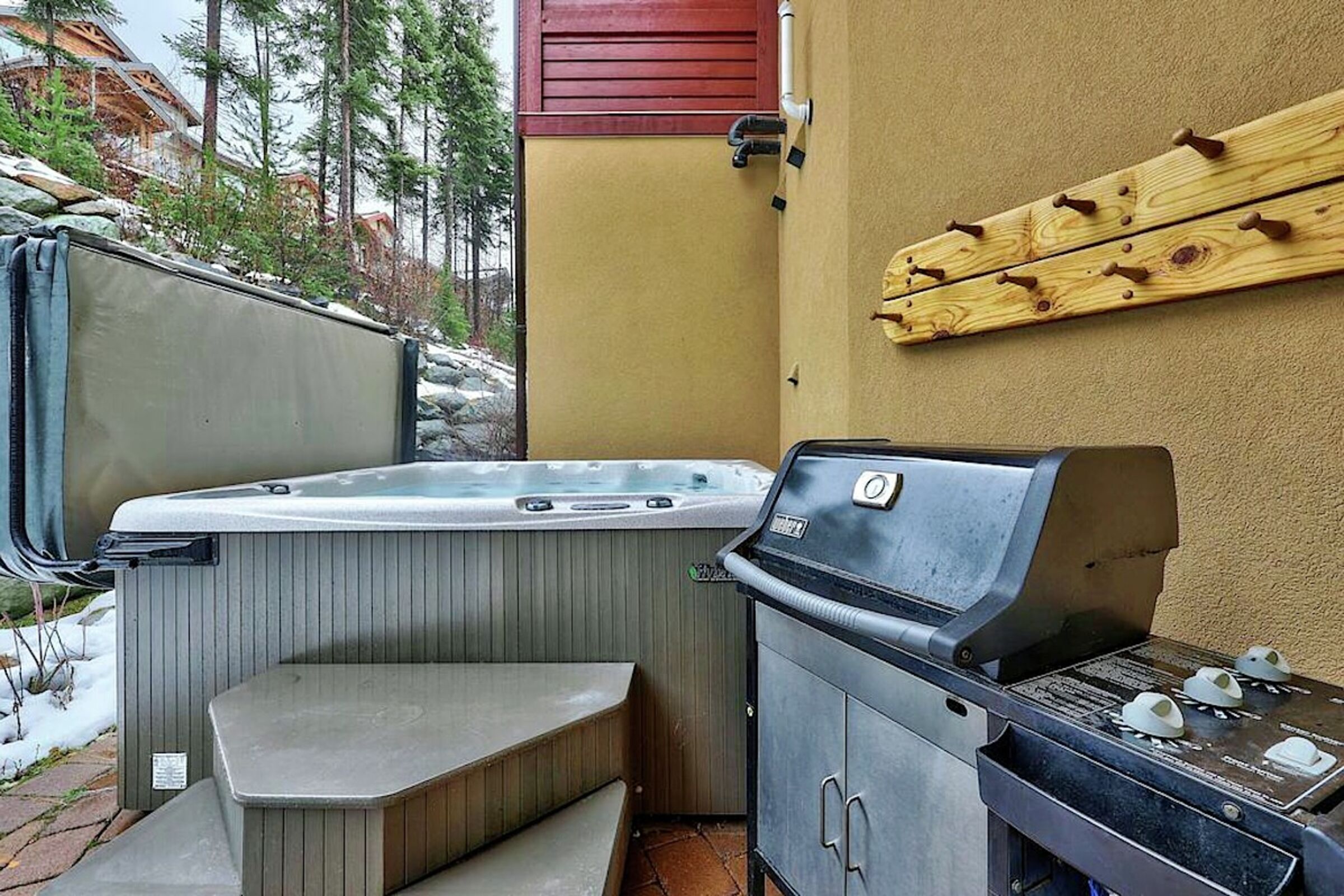 Patio with BBQ and Hot Tub
