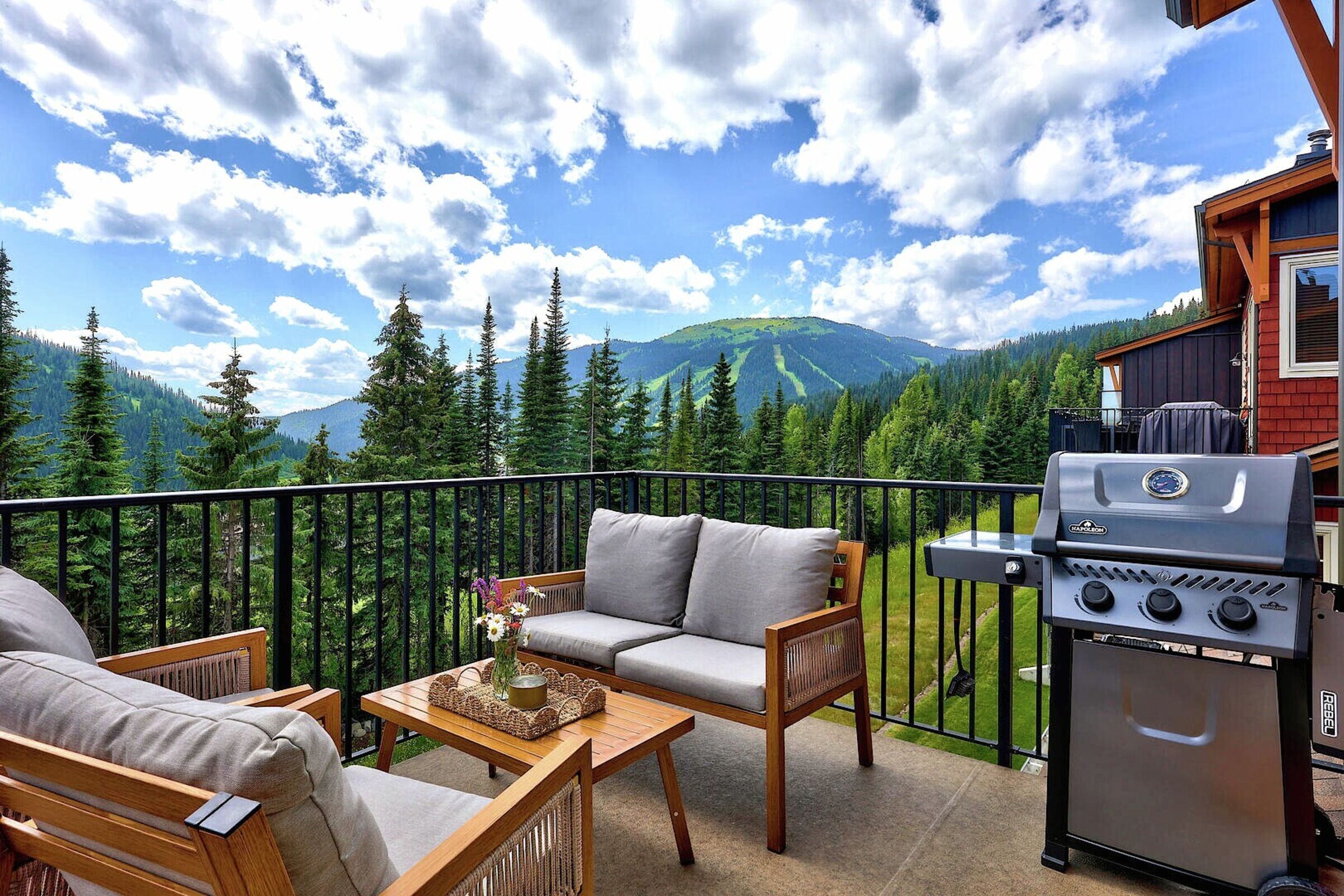 Balcony with BBQ