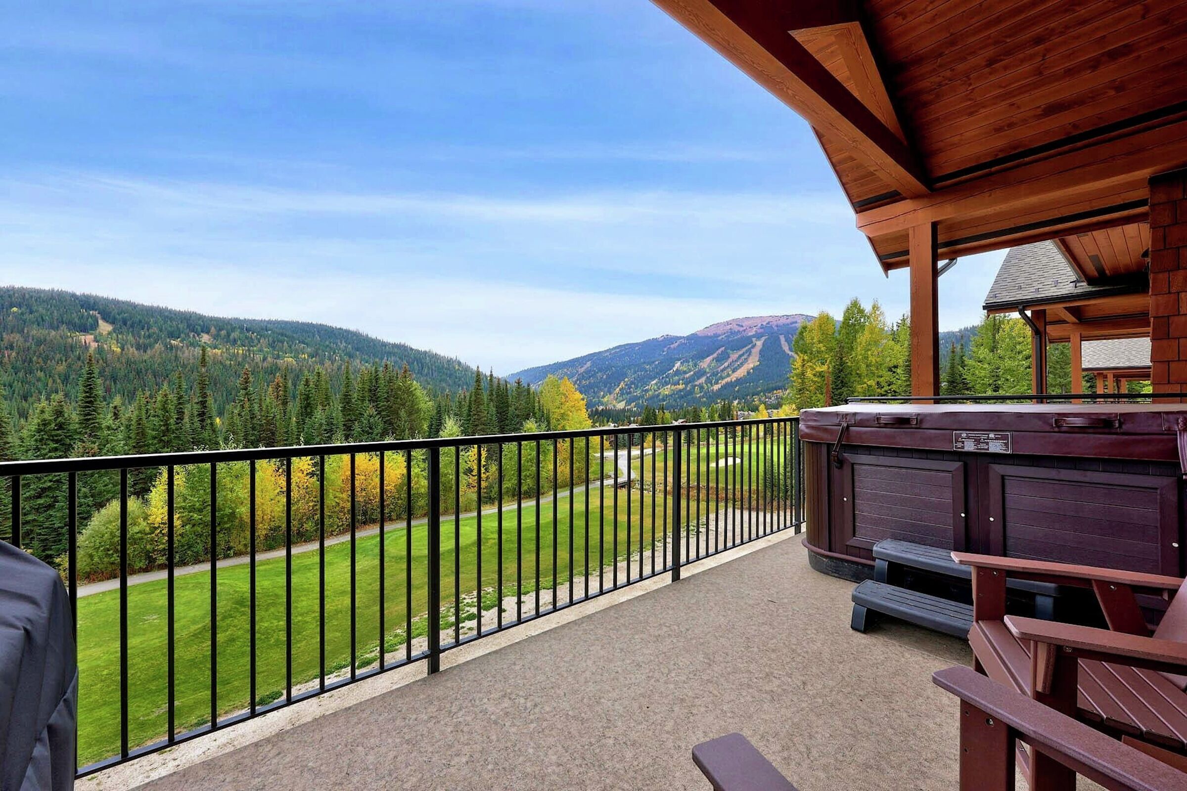 Balcony with BBQ and Hot Tub