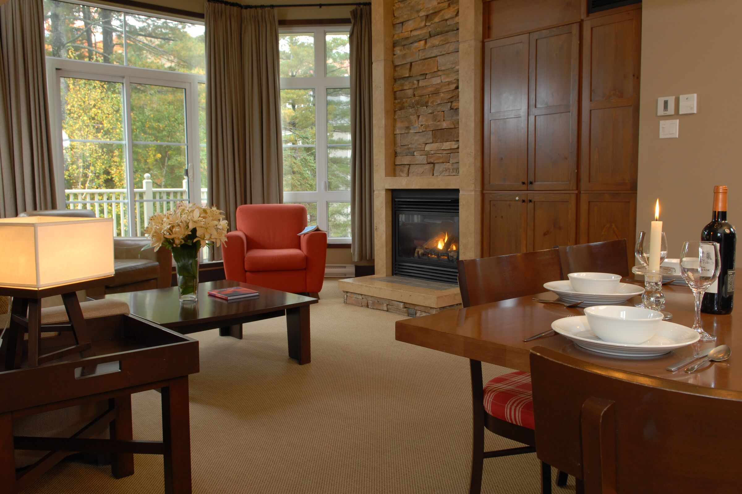 Living Room & Dining Room