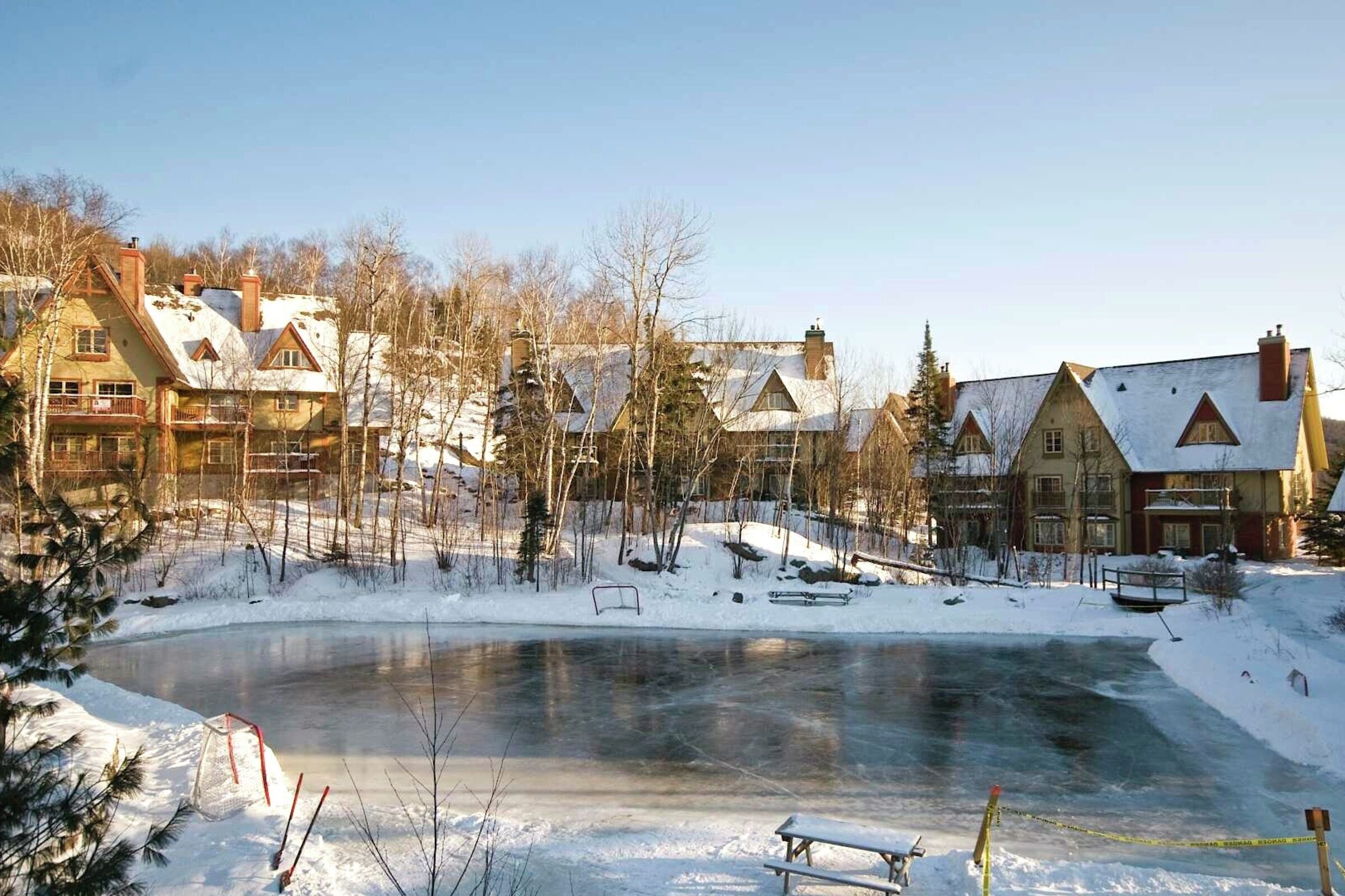 Le Plateau Exterior & Ice Skating Pond 