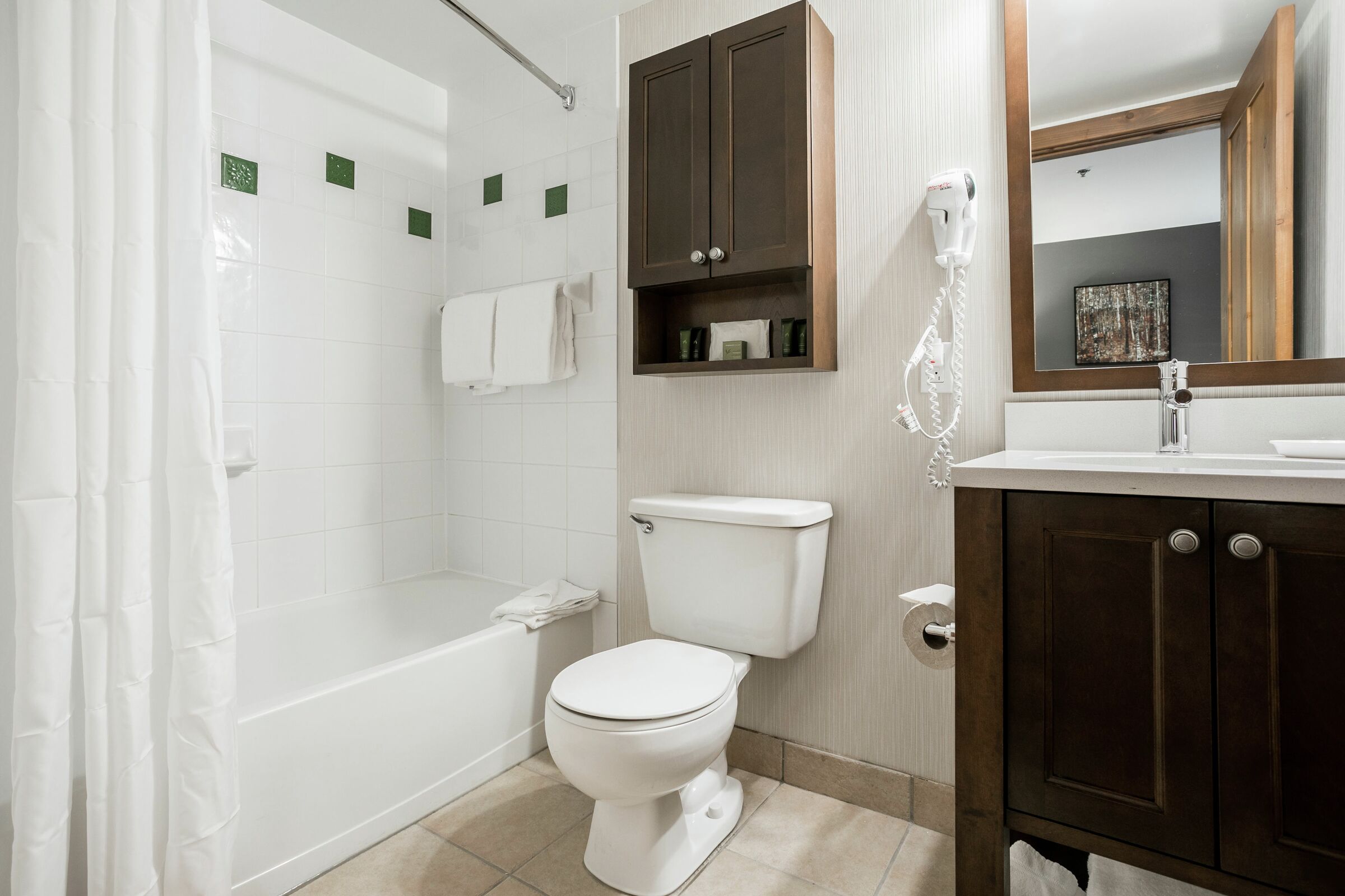 Two Queen Guest Room Bathroom