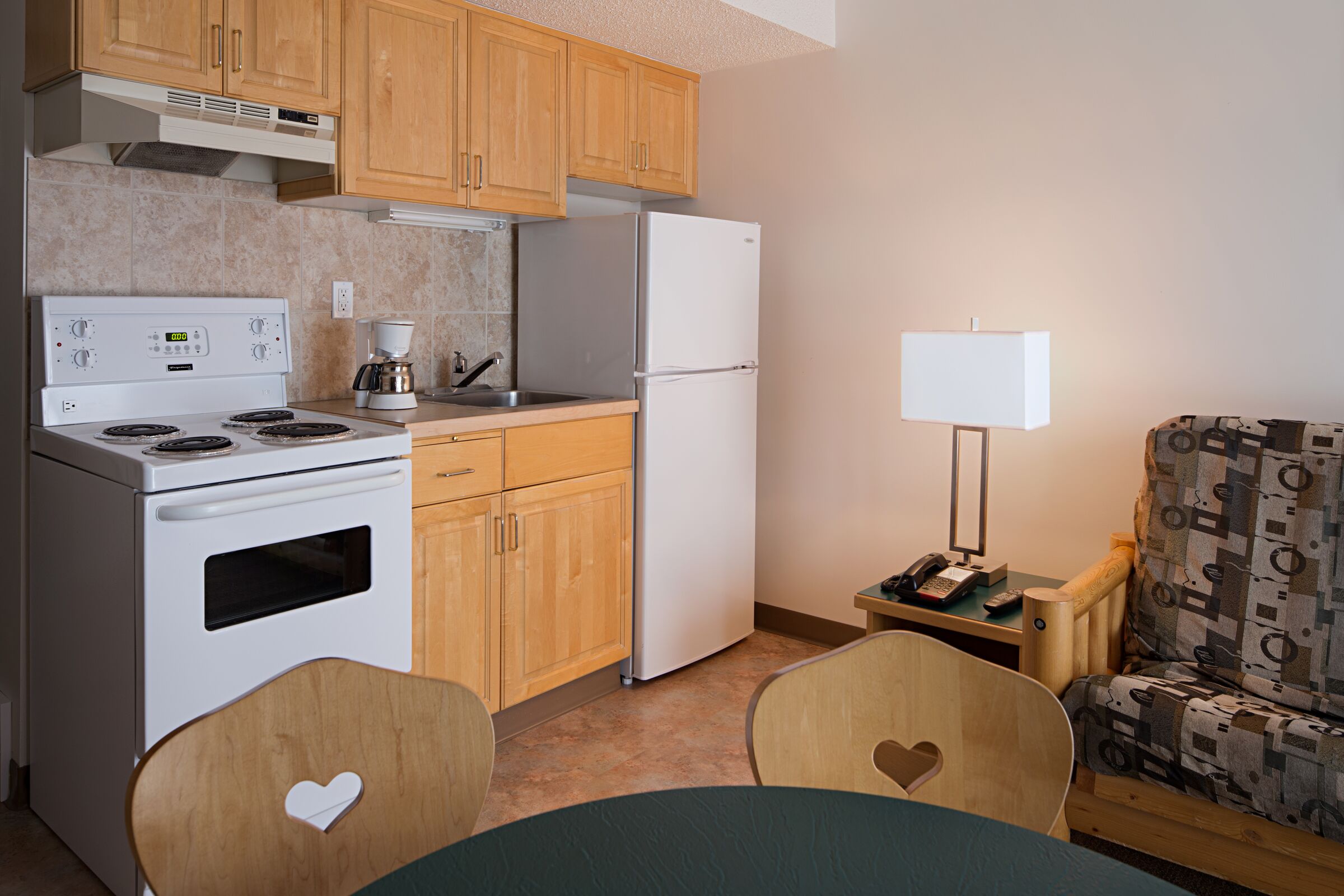 One Bedroom Apartment Kitchen & Dining Room