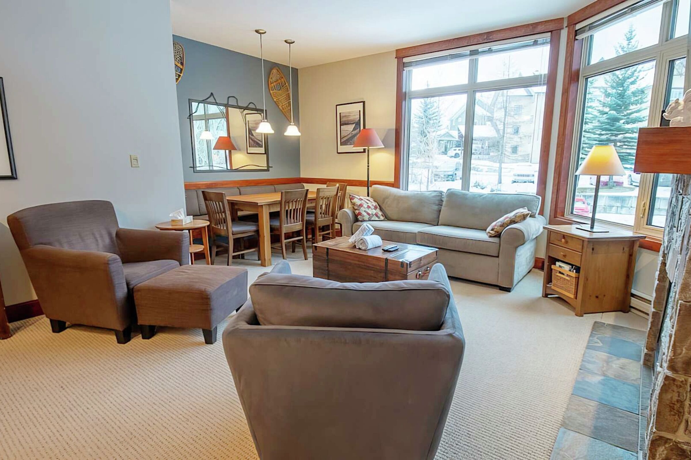 Living Room & Dining Room