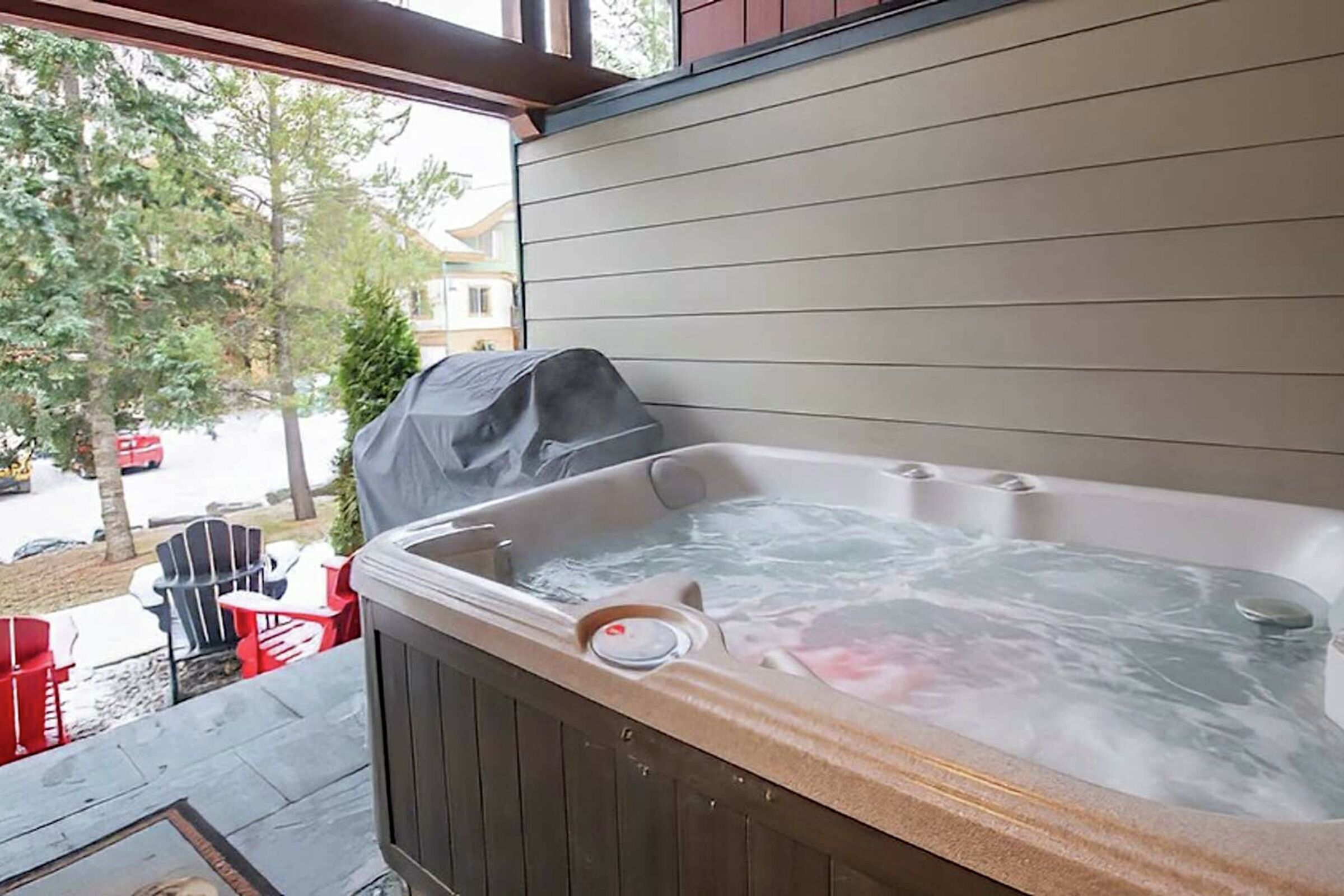 Deck with Hot Tub