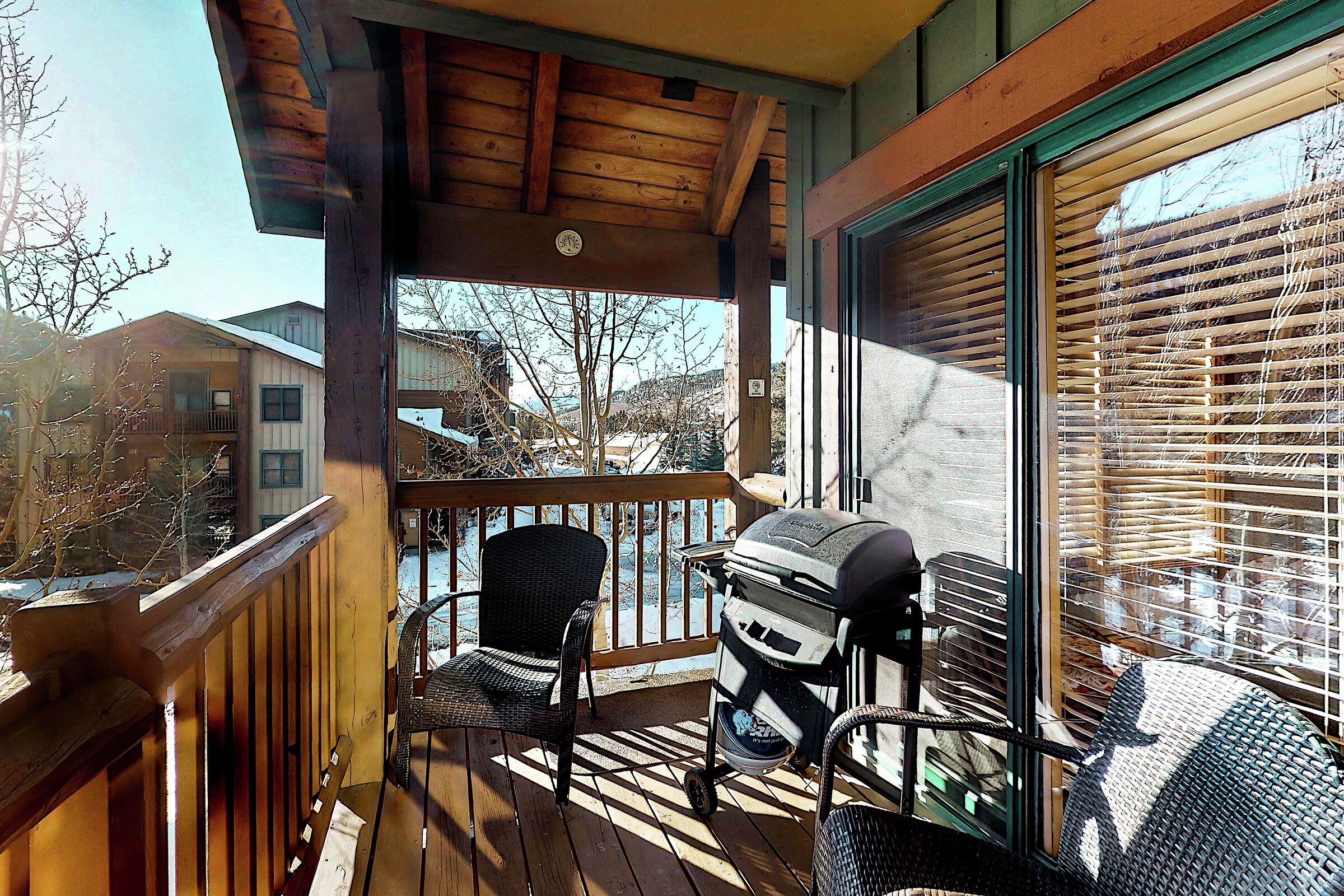 Balcony with BBQ