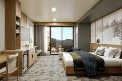King Alpine w/Balcony - One King Guest Room