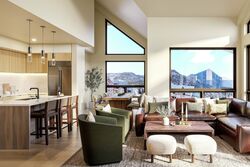 4 Bdrm Alpine Residence - Living Area, Dining Area & Kitchen