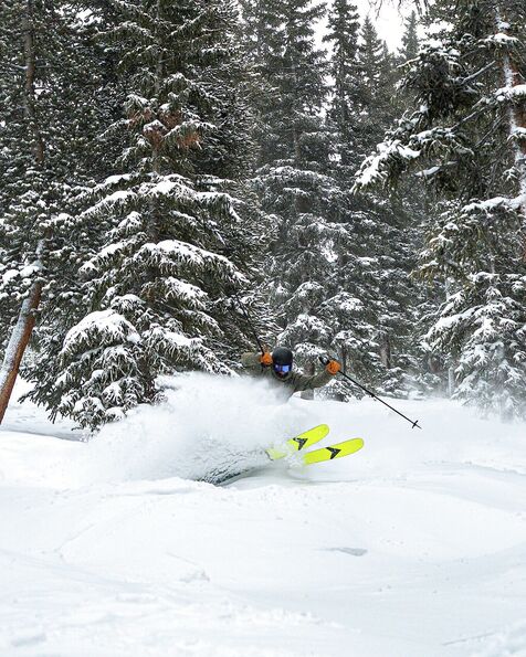 Skiing at Keystone