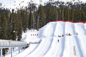 Winter Snow Tubing Tracks at Keystone Resort