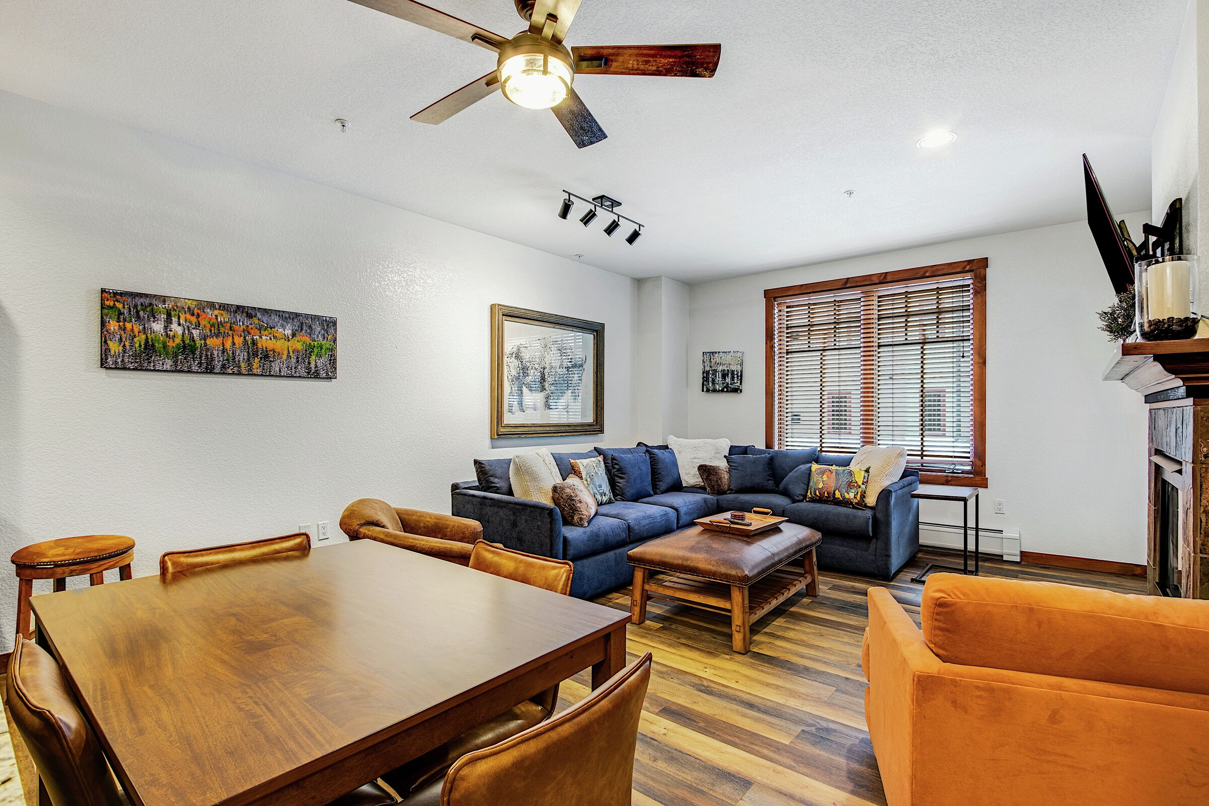Dining Room & Living Room